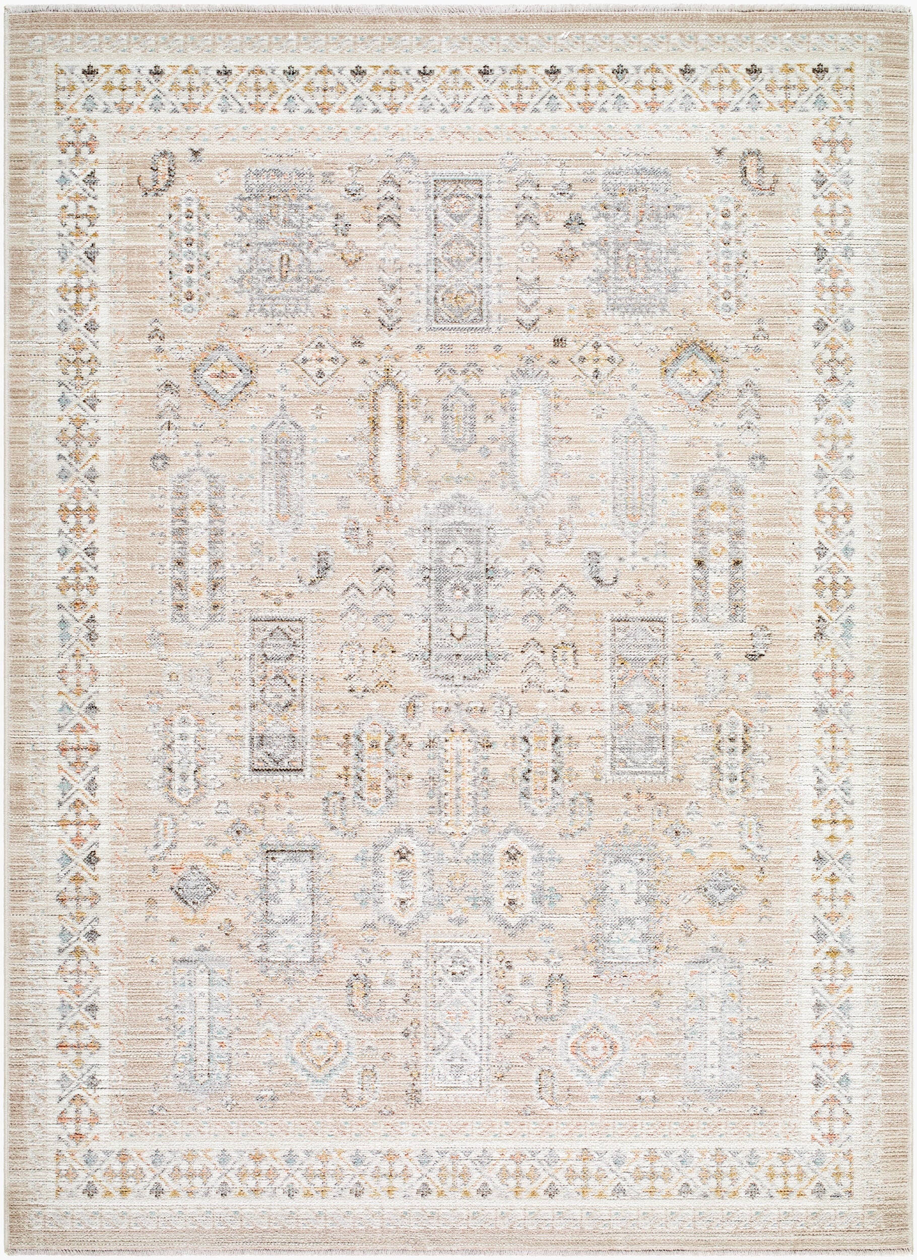 Amir AMR-2300 Beige Area Rug