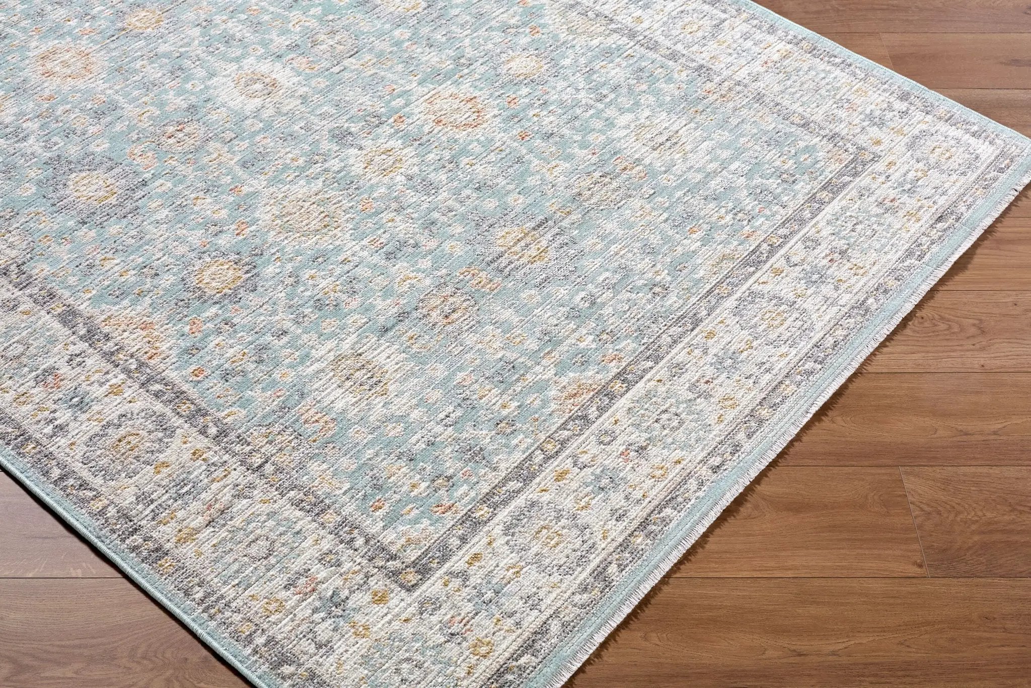 Amir AMR-2304 Blue Area Rug by LIVABLISS