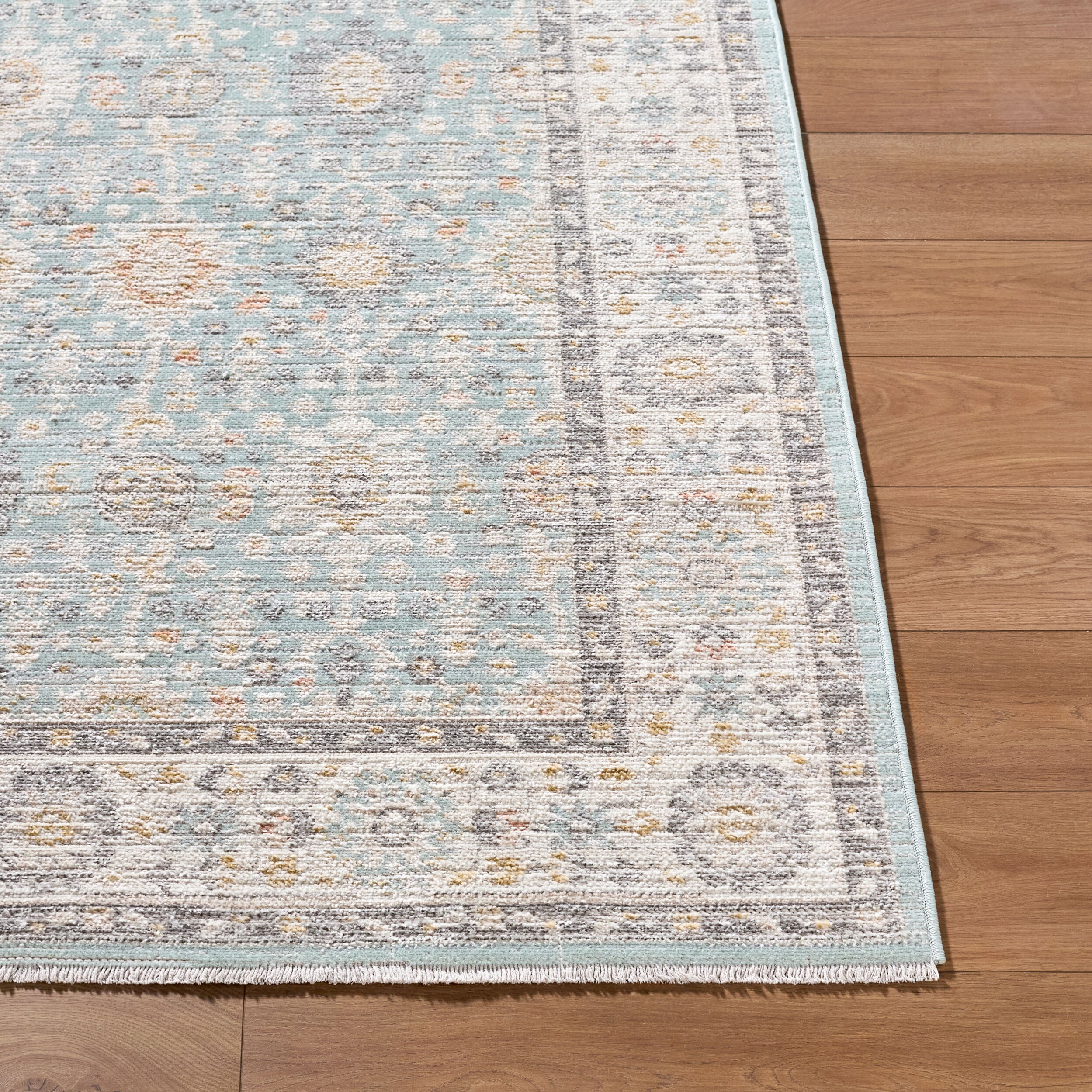 Amir AMR-2304 Blue Area Rug