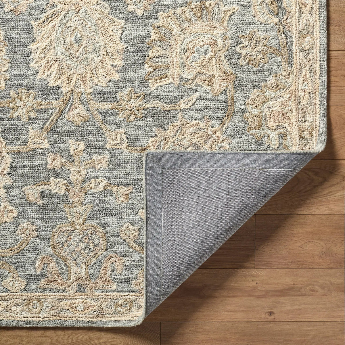 Arnold AOD-2300 Slate-Gray Area Rug by LIVABLISS