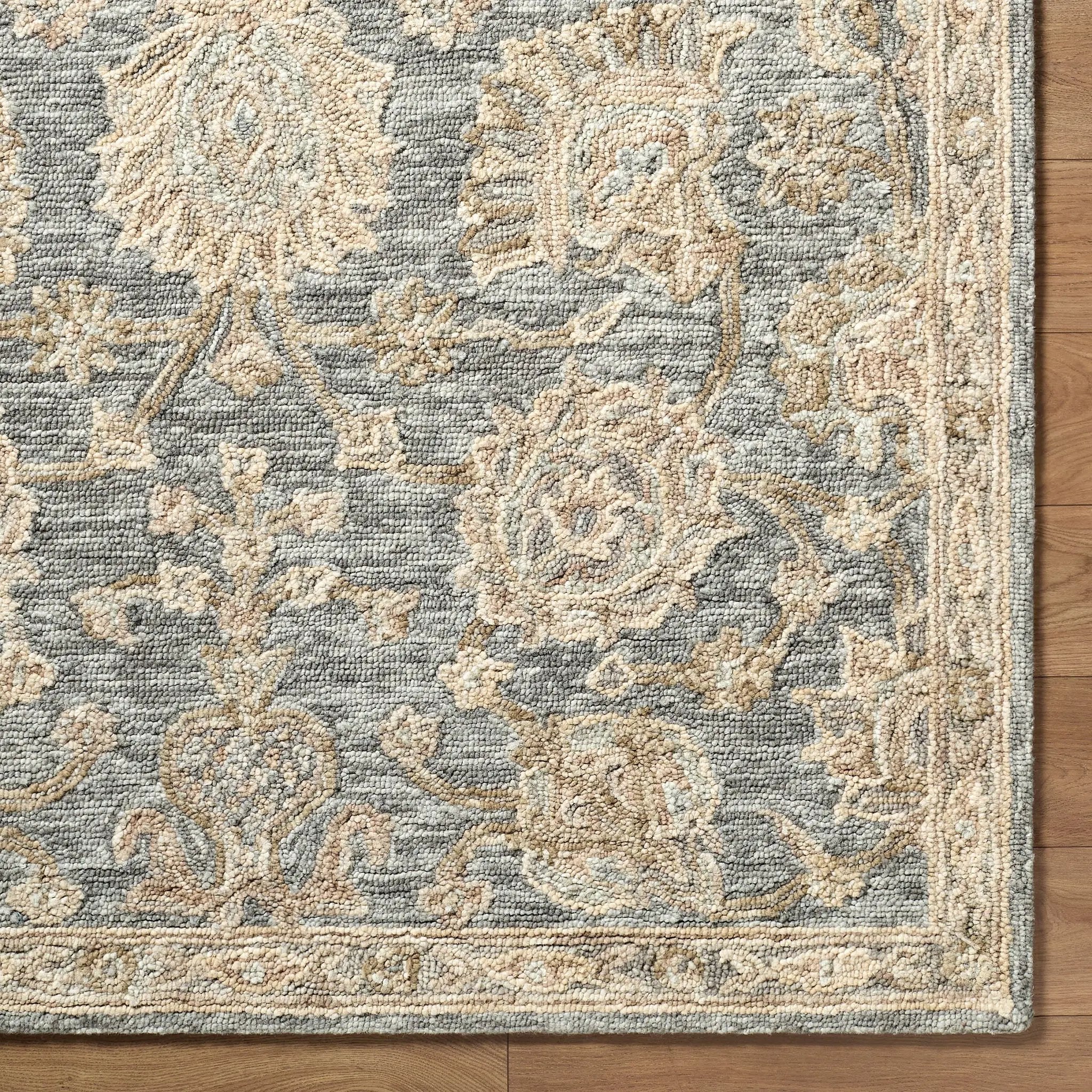 Arnold AOD-2300 Slate-Gray Area Rug by LIVABLISS
