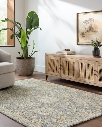 Livabliss Arnold AOD-2300 Slate Gray Area Rug by LIVABLISS