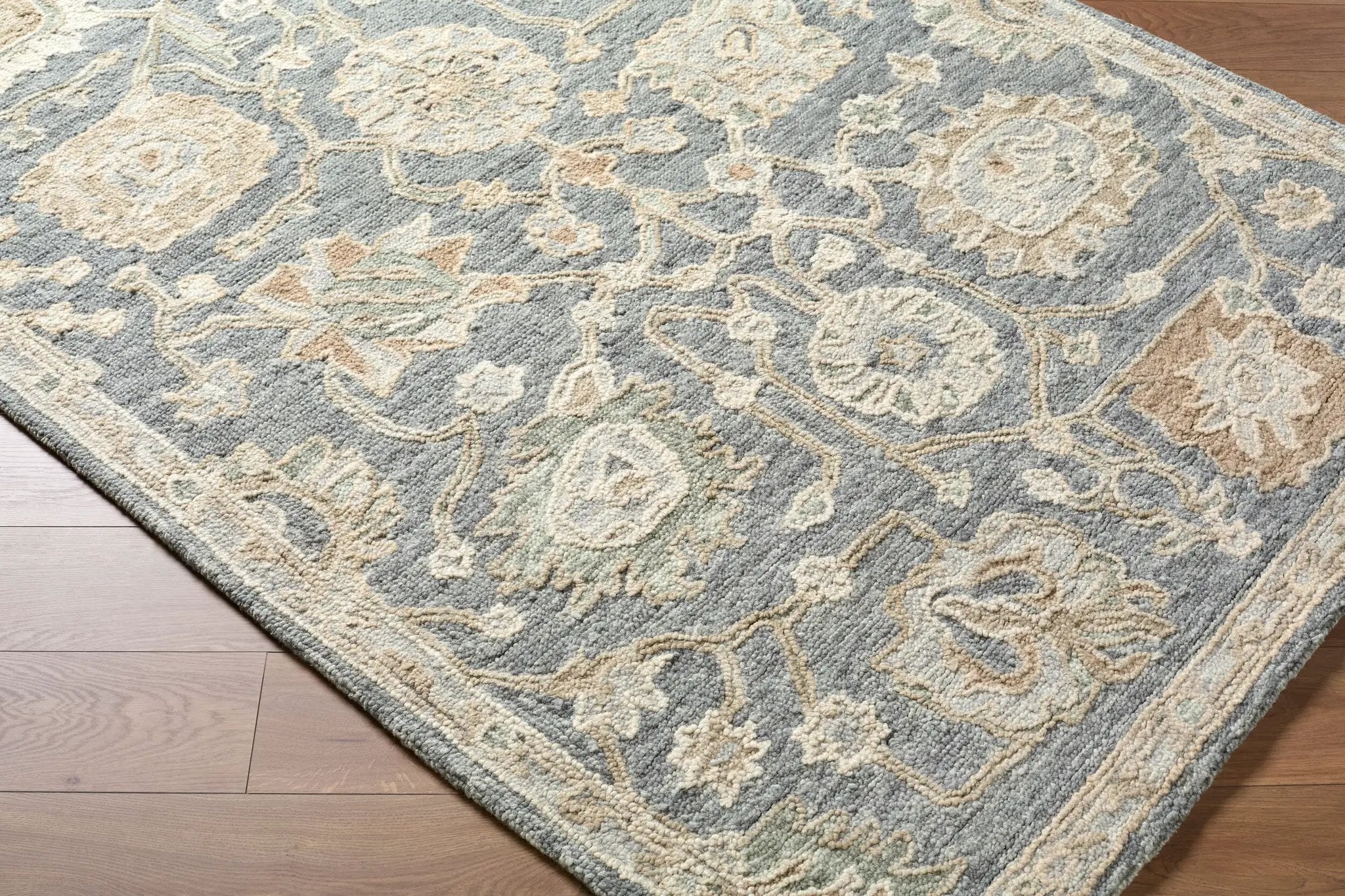 Arnold AOD-2302 Slate-Gray Area Rug by LIVABLISS