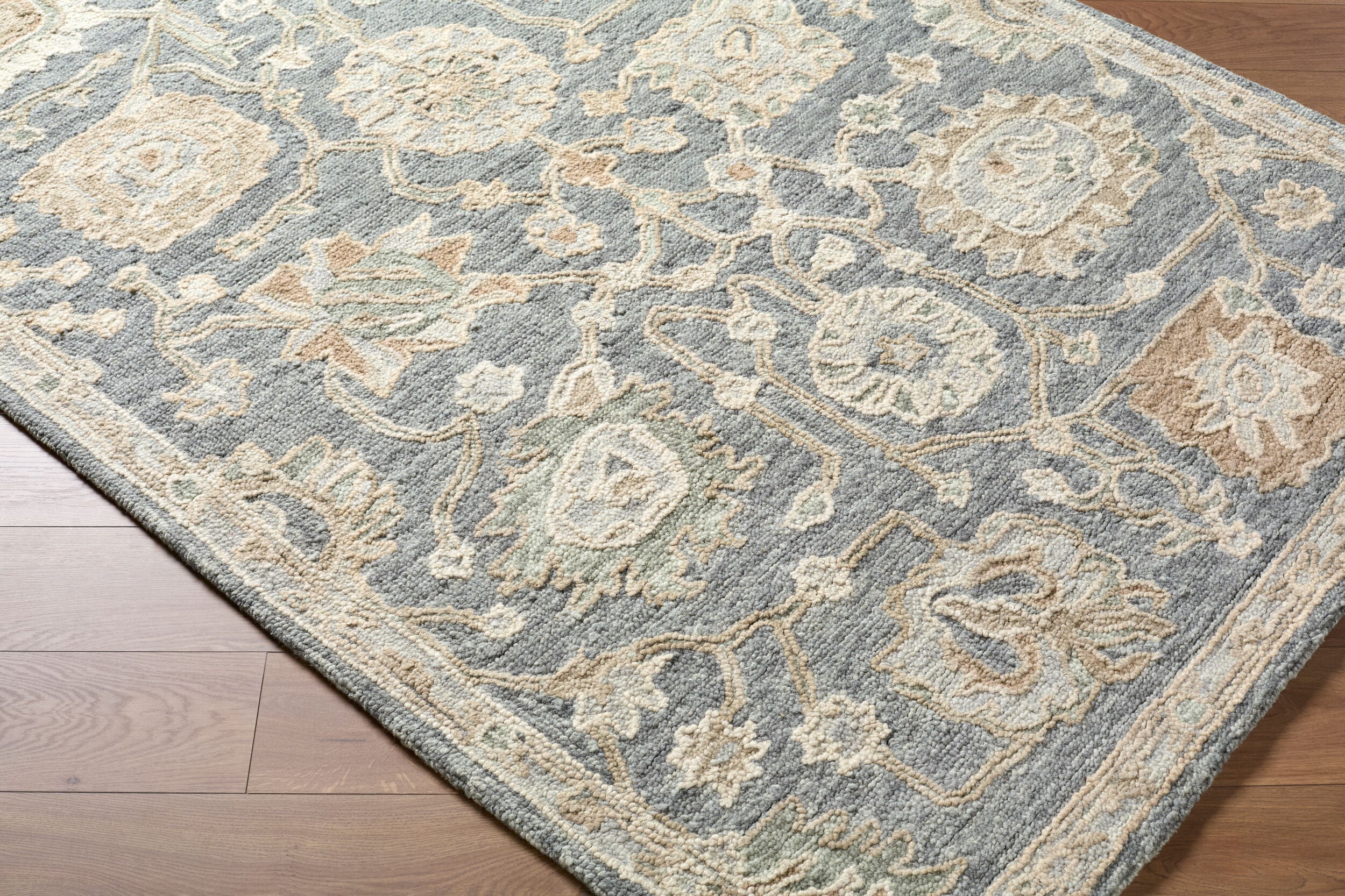 Livabliss Arnold AOD-2302 Slate Gray Area Rug by LIVABLISS