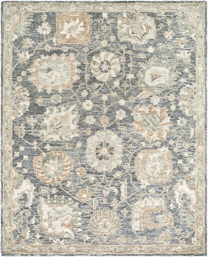 Livabliss Arnold AOD-2302 Slate Gray Area Rug by LIVABLISS