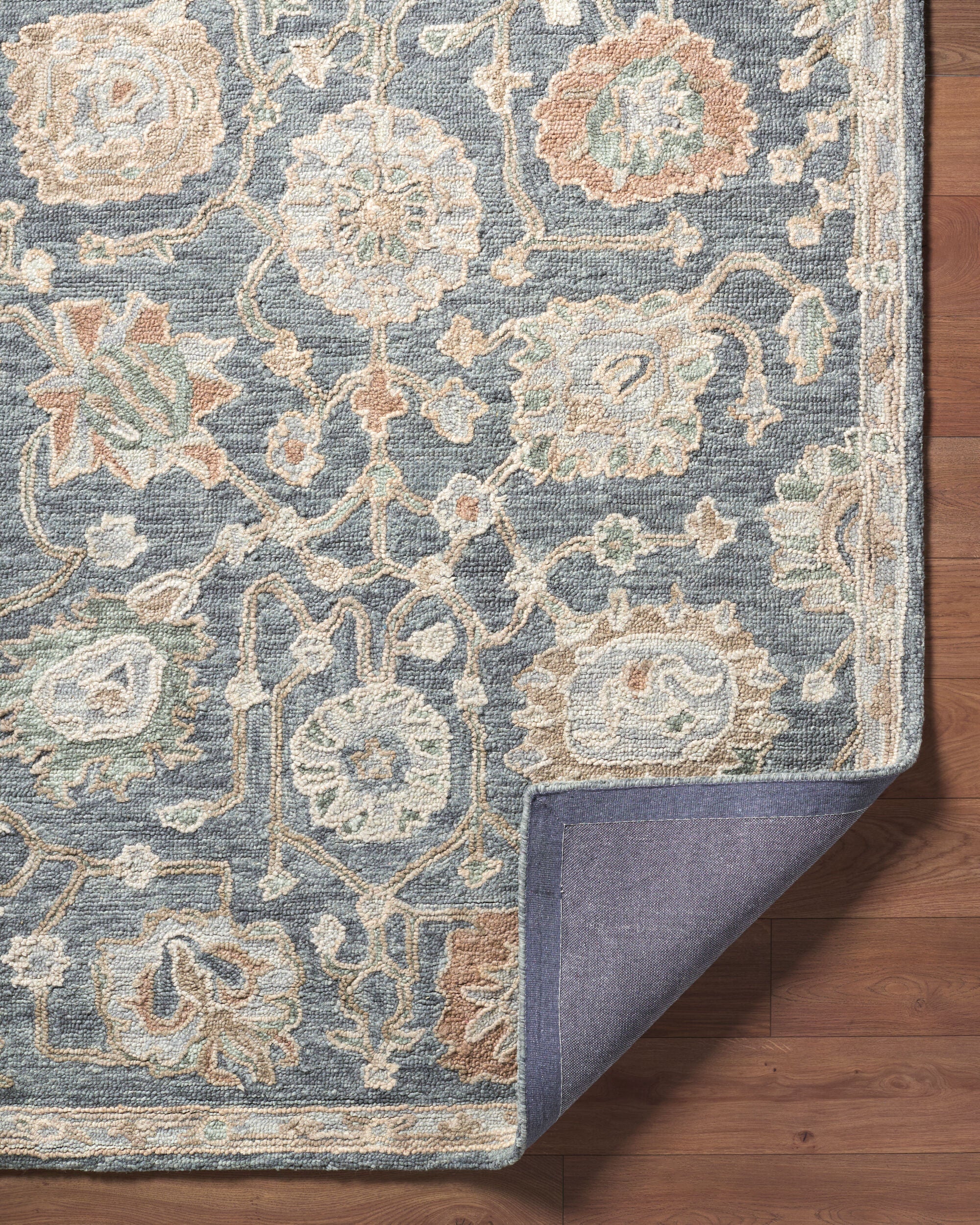 Livabliss Arnold AOD-2302 Slate Gray Area Rug by LIVABLISS