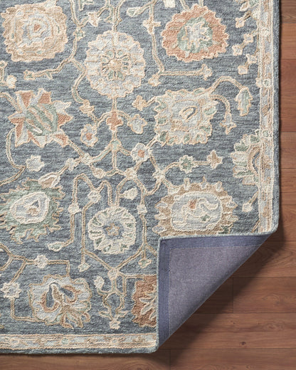 Livabliss Arnold AOD-2302 Slate Gray Area Rug by LIVABLISS