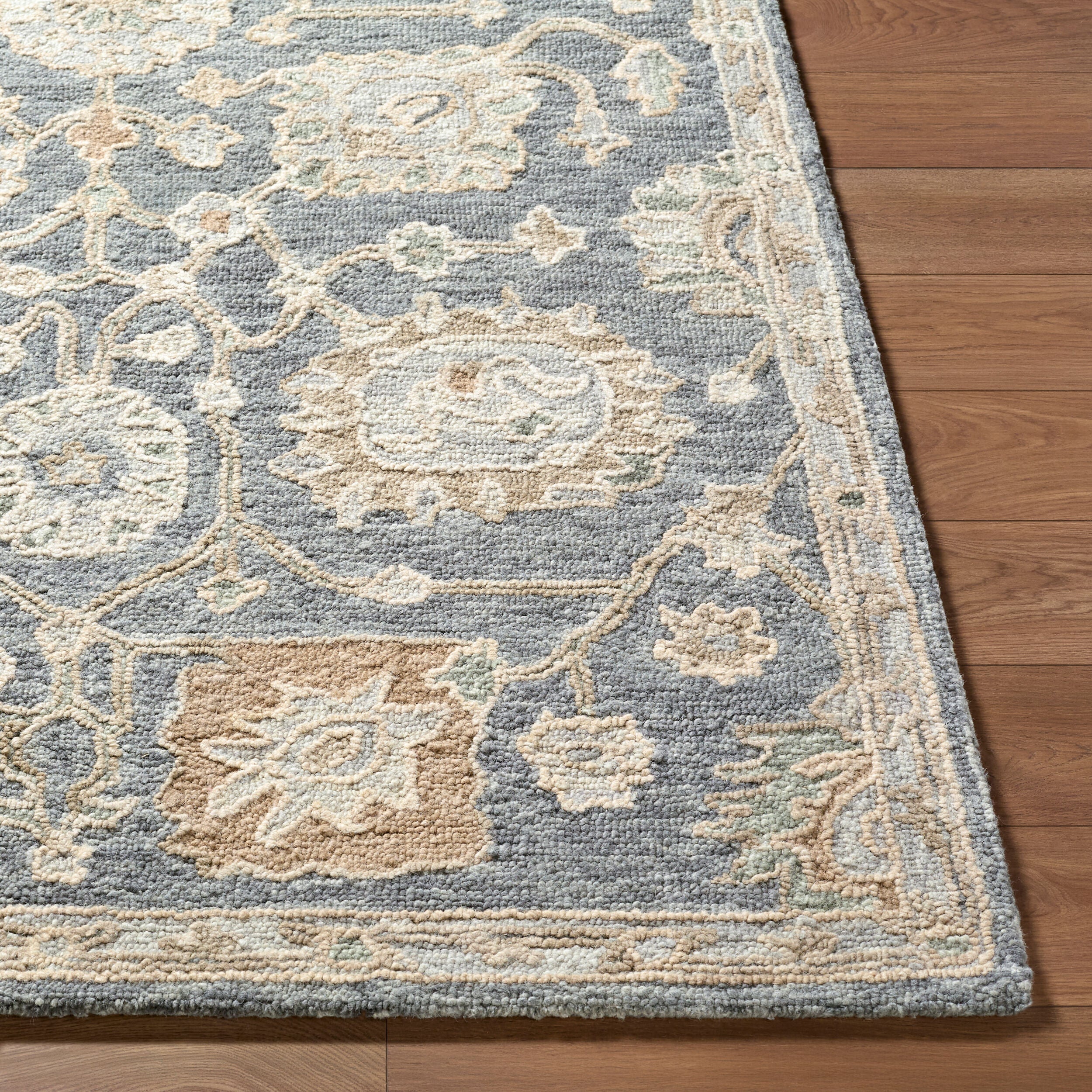 Livabliss Arnold AOD-2302 Slate Gray Area Rug by LIVABLISS