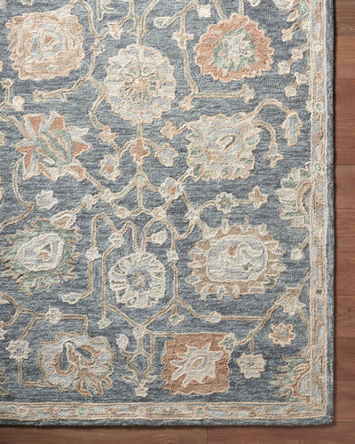 Livabliss Arnold AOD-2302 Slate Gray Area Rug by LIVABLISS