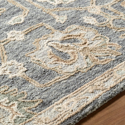 Livabliss Arnold AOD-2302 Slate Gray Area Rug by LIVABLISS