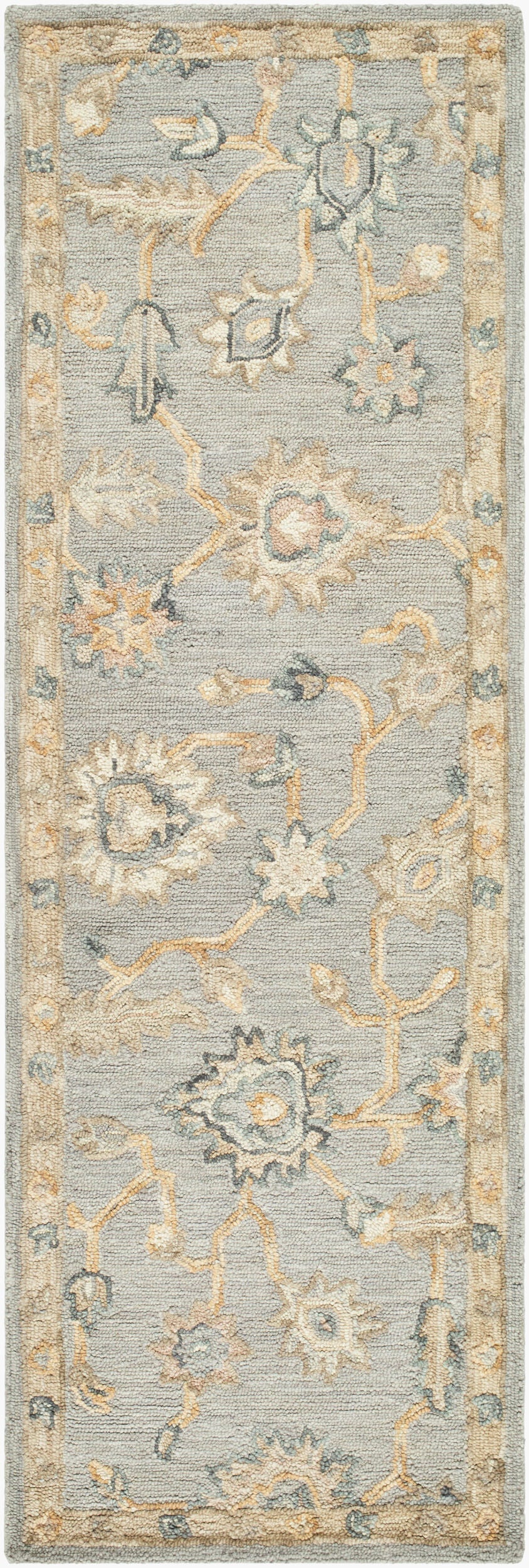 Livabliss Arnold AOD-2303 Pewter Area Rug by LIVABLISS