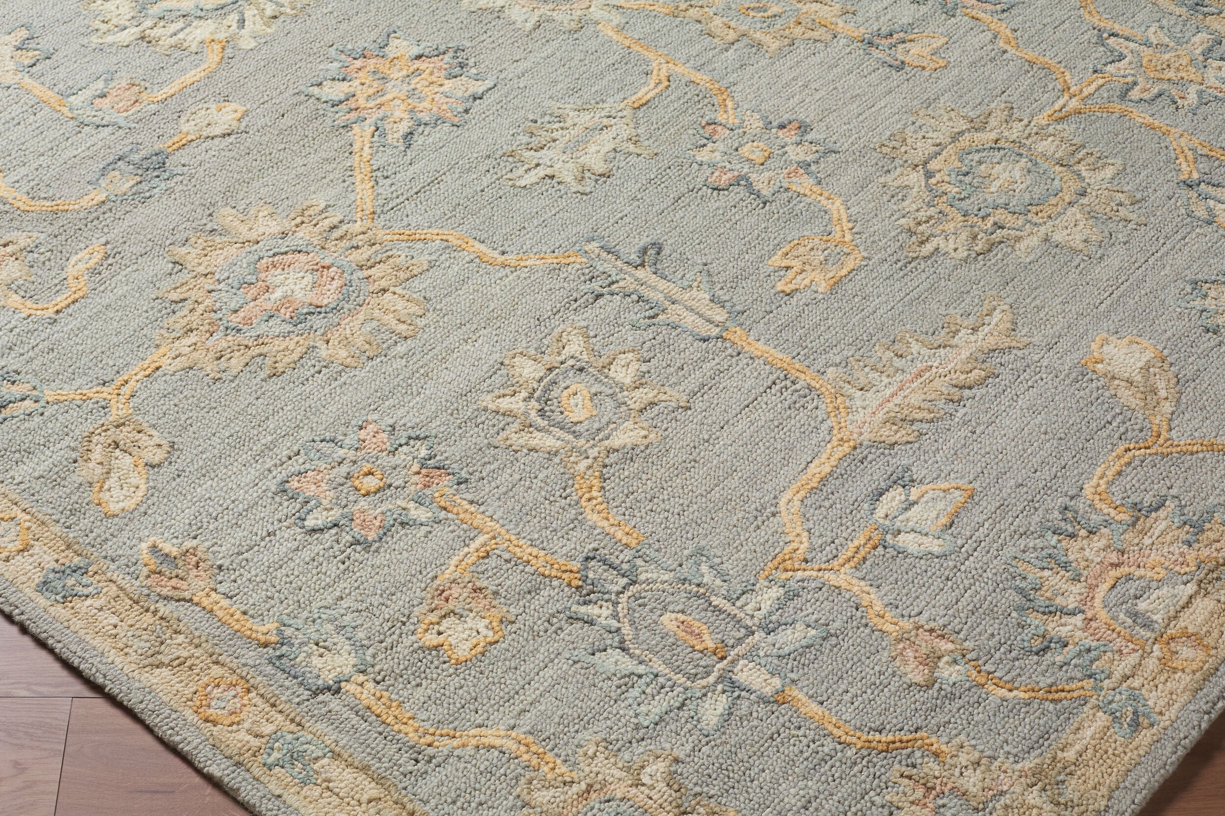 Livabliss Arnold AOD-2303 Pewter Area Rug by LIVABLISS
