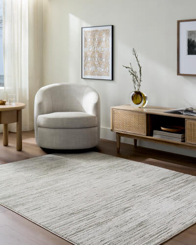 Surya Alston AON-2303 Tan Machine Washable Area Rug by LIVABLISS