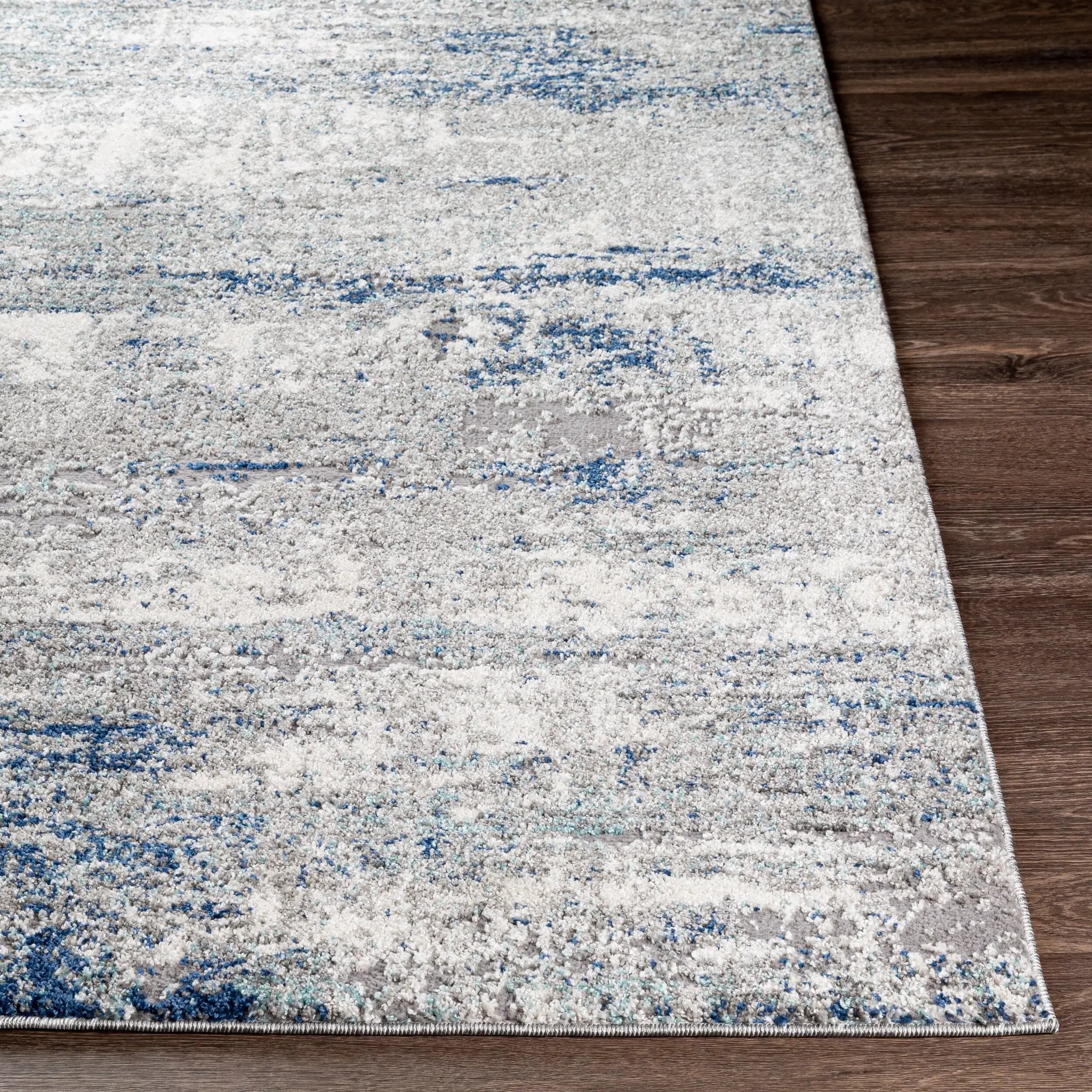 Andorra ARD-2301 Dark Blue Area Rug by LIVABLISS