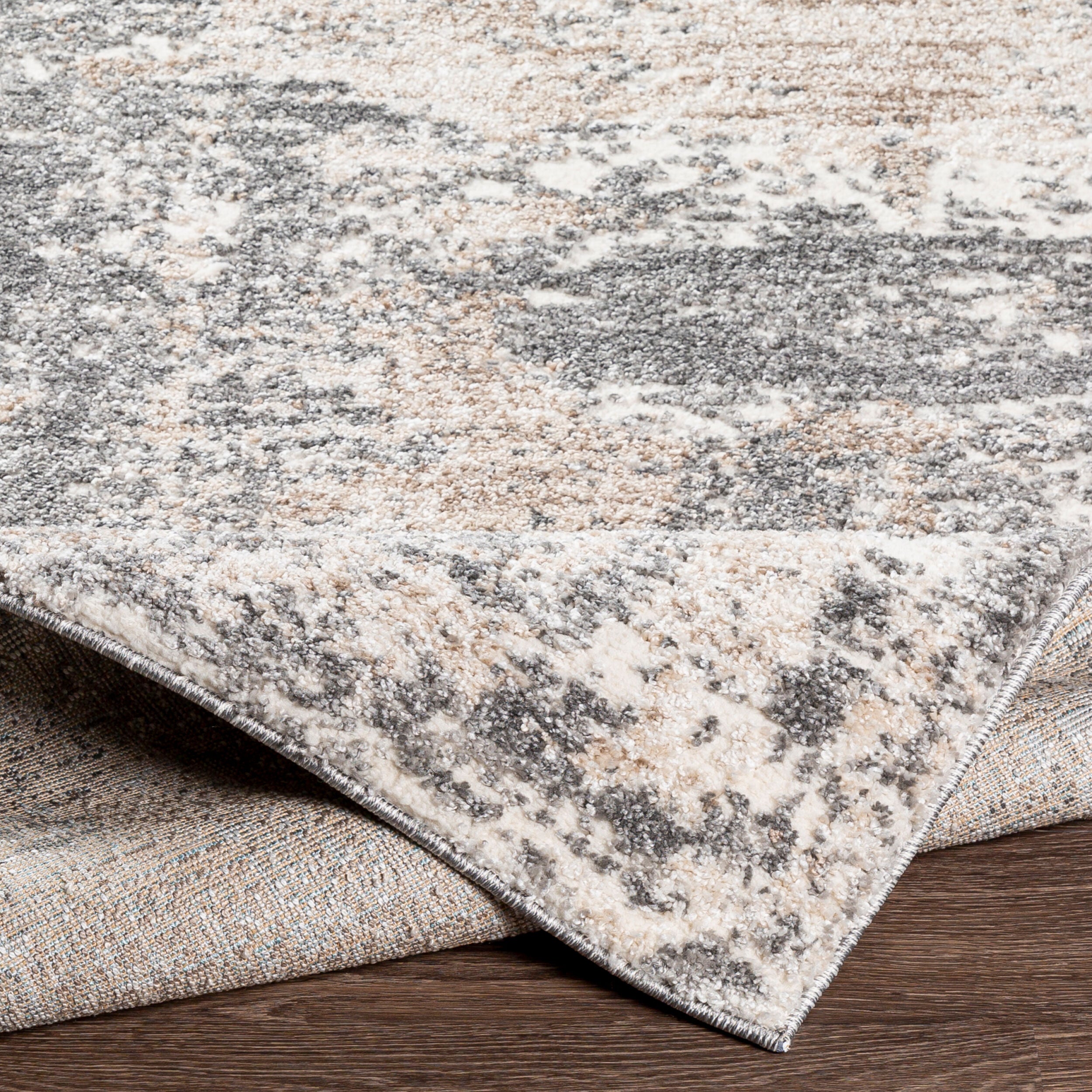 Surya Andorra ARD-2302 Charcoal Area Rug by LIVABLISS