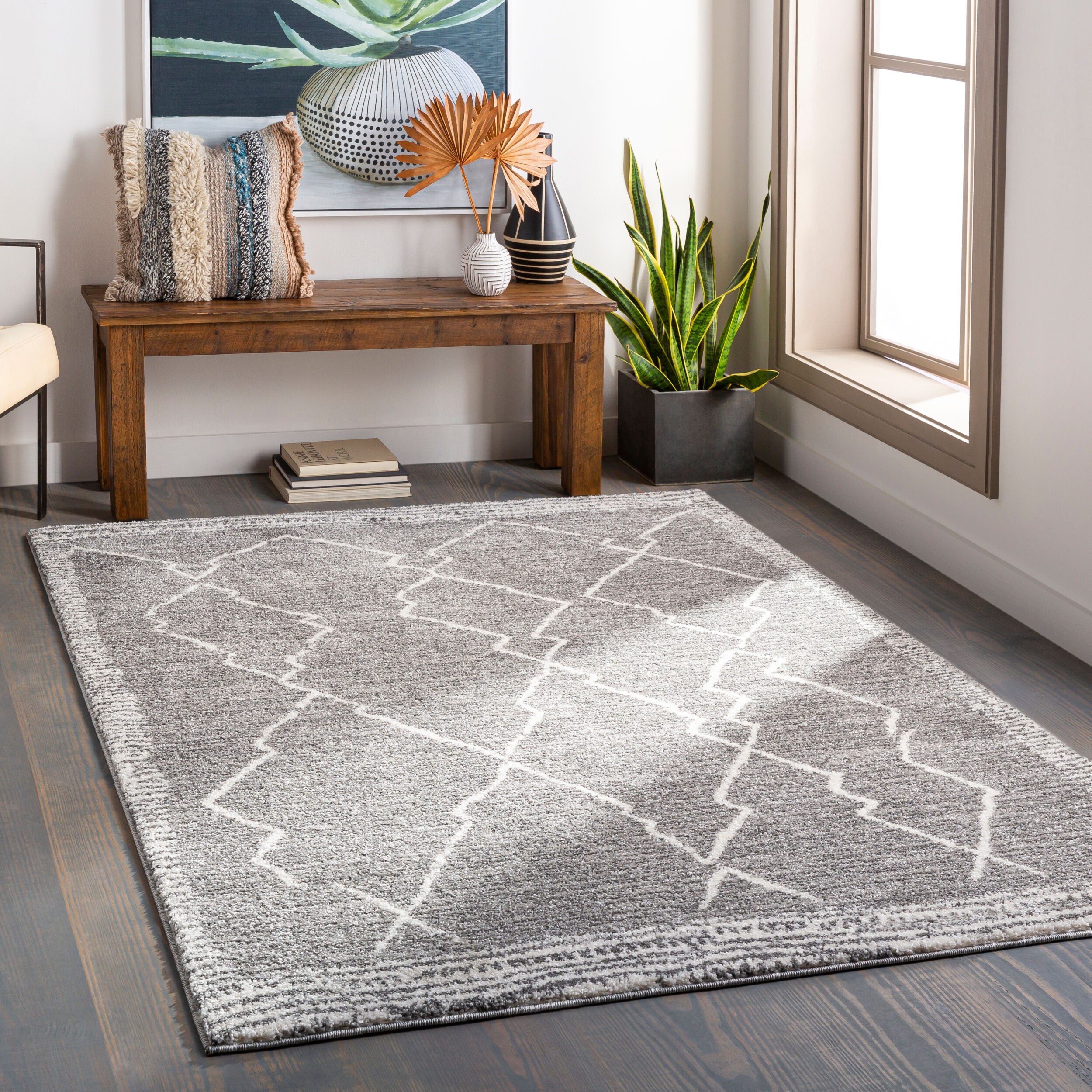 Andorra ARD-2309 Charcoal Area Rug