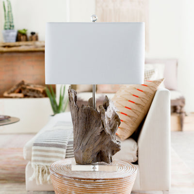 Surya Balinese BAS-001 Furniture End Table by LIVABLISS