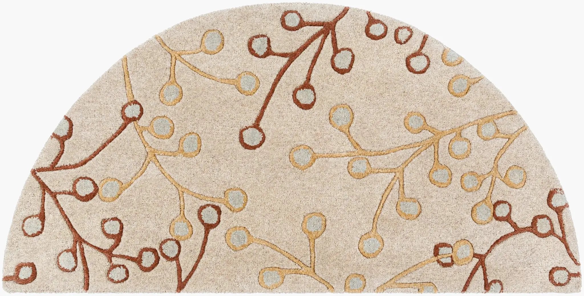 Athena ATH-5008 Tan Area Rug by LIVABLISS