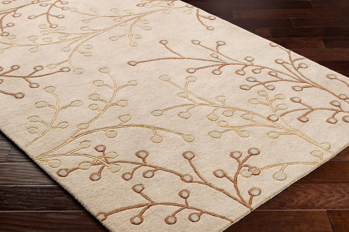 Athena ATH-5008 Tan Area Rug by LIVABLISS
