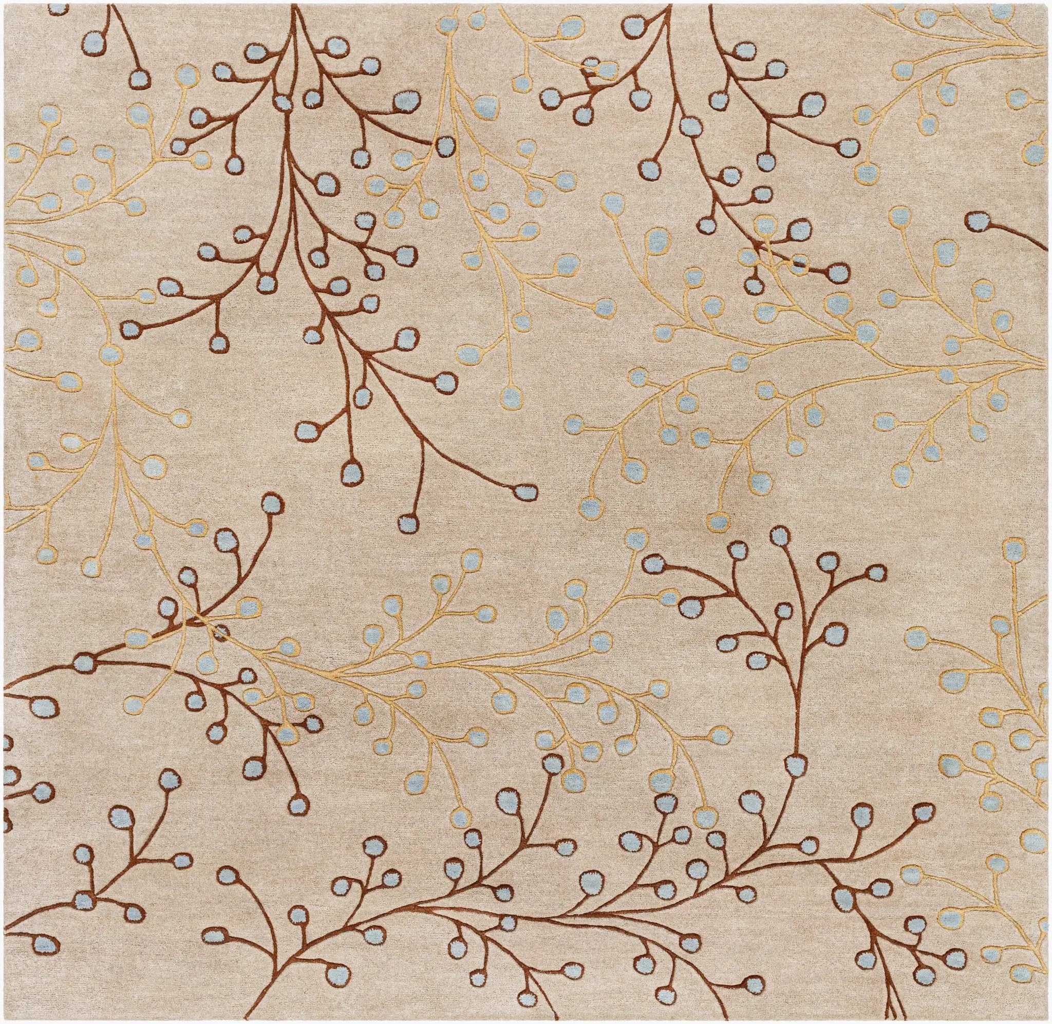 Athena ATH-5008 Tan Area Rug by LIVABLISS