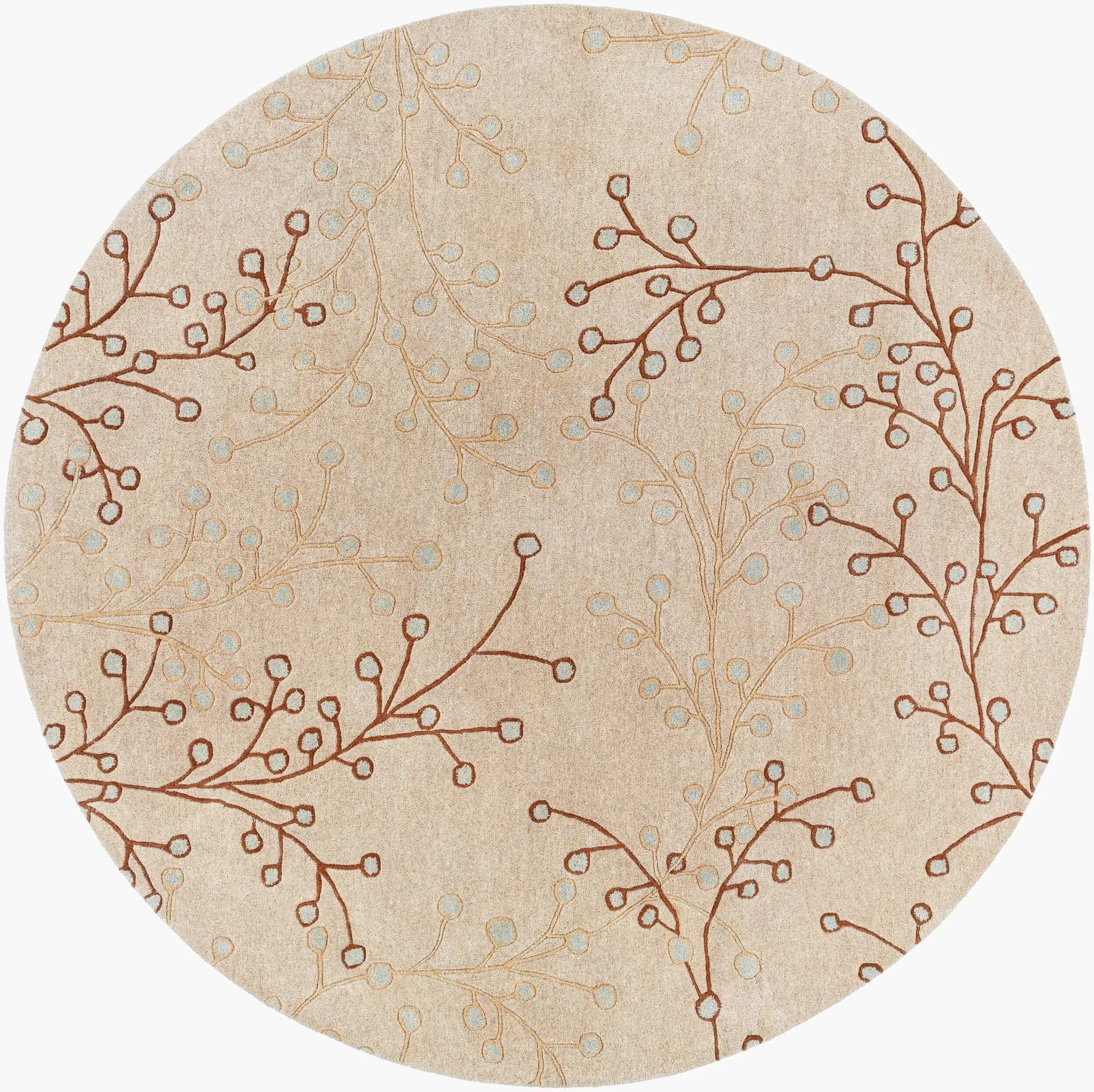 Athena ATH-5008 Tan Area Rug by LIVABLISS