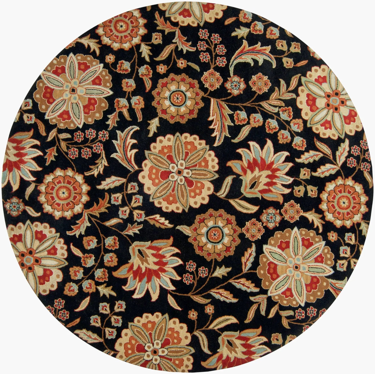Athena ATH-5017 Black Area Rug by LIVABLISS