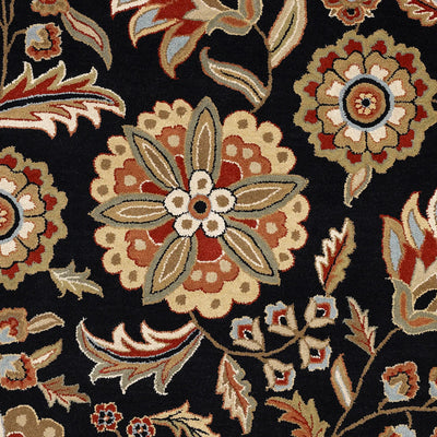 Athena ATH-5017 Black Area Rug by LIVABLISS