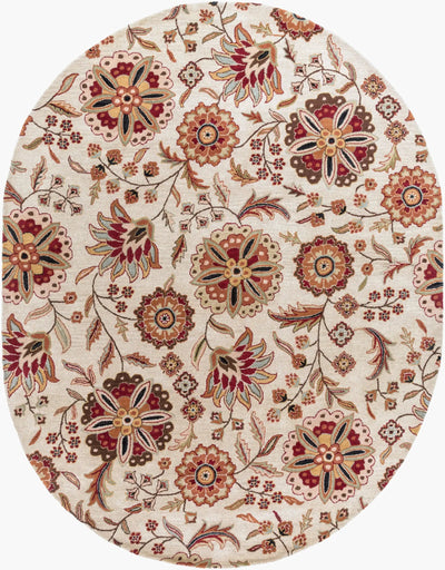 Athena ATH-5035 Ivory Area Rug by LIVABLISS