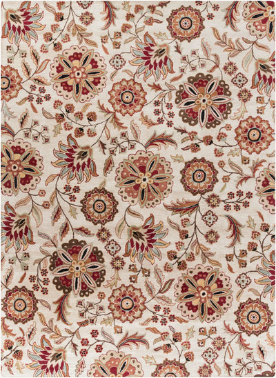 Athena ATH-5035 Ivory Area Rug by LIVABLISS