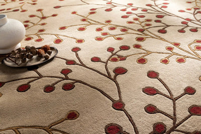 Athena ATH-5053 Tan Area Rug by LIVABLISS