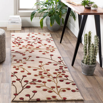 Athena ATH-5053 Tan Area Rug by LIVABLISS