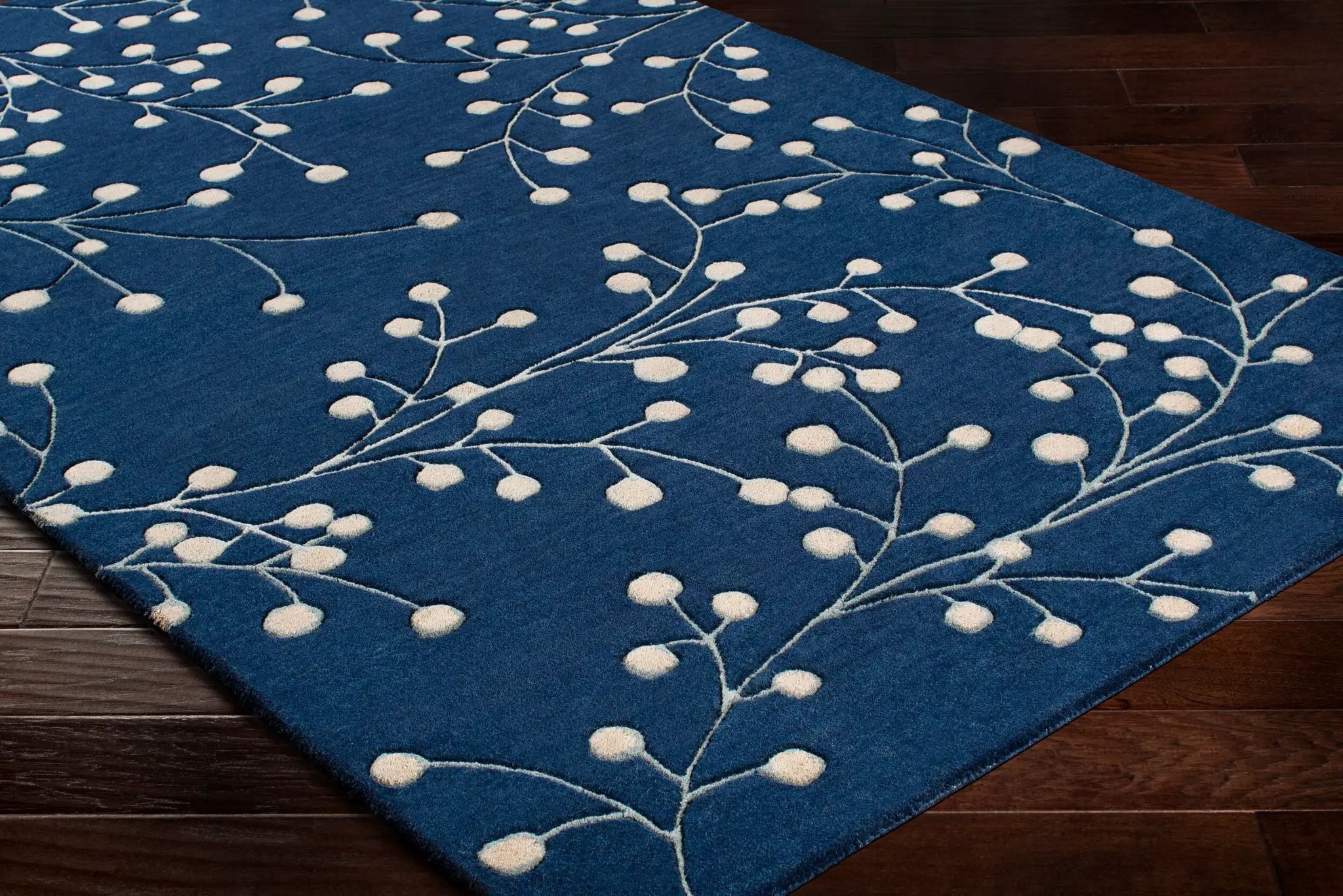 Athena ATH-5156 Ink Blue Area Rug by LIVABLISS