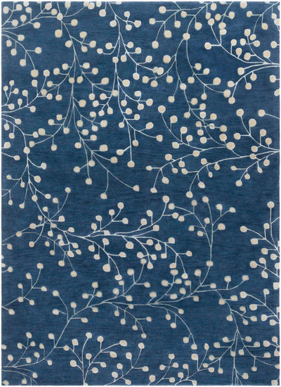 Athena ATH-5156 Ink Blue Area Rug by LIVABLISS
