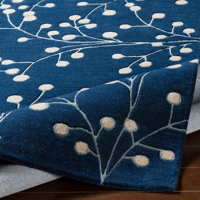 Athena ATH-5156 Ink Blue Area Rug by LIVABLISS