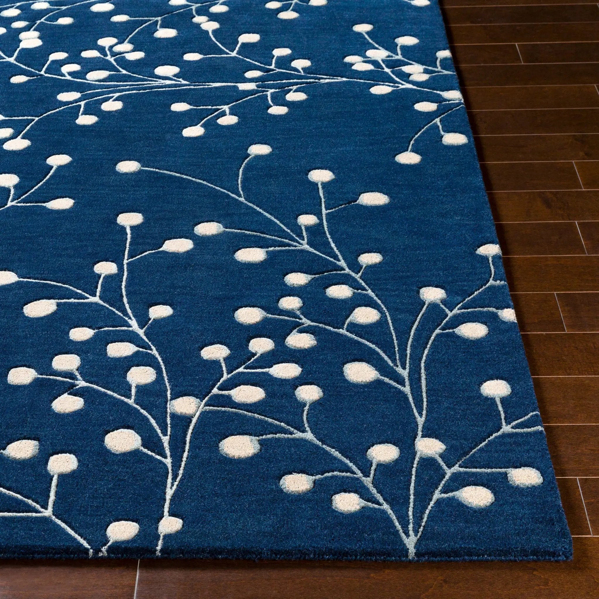Athena ATH-5156 Ink Blue Area Rug by LIVABLISS