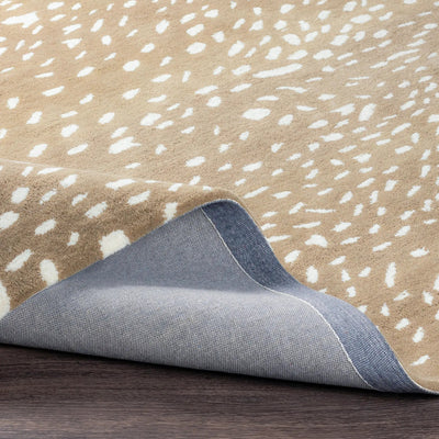 Athena ATH-5162 Light Brown Area Rug by LIVABLISS