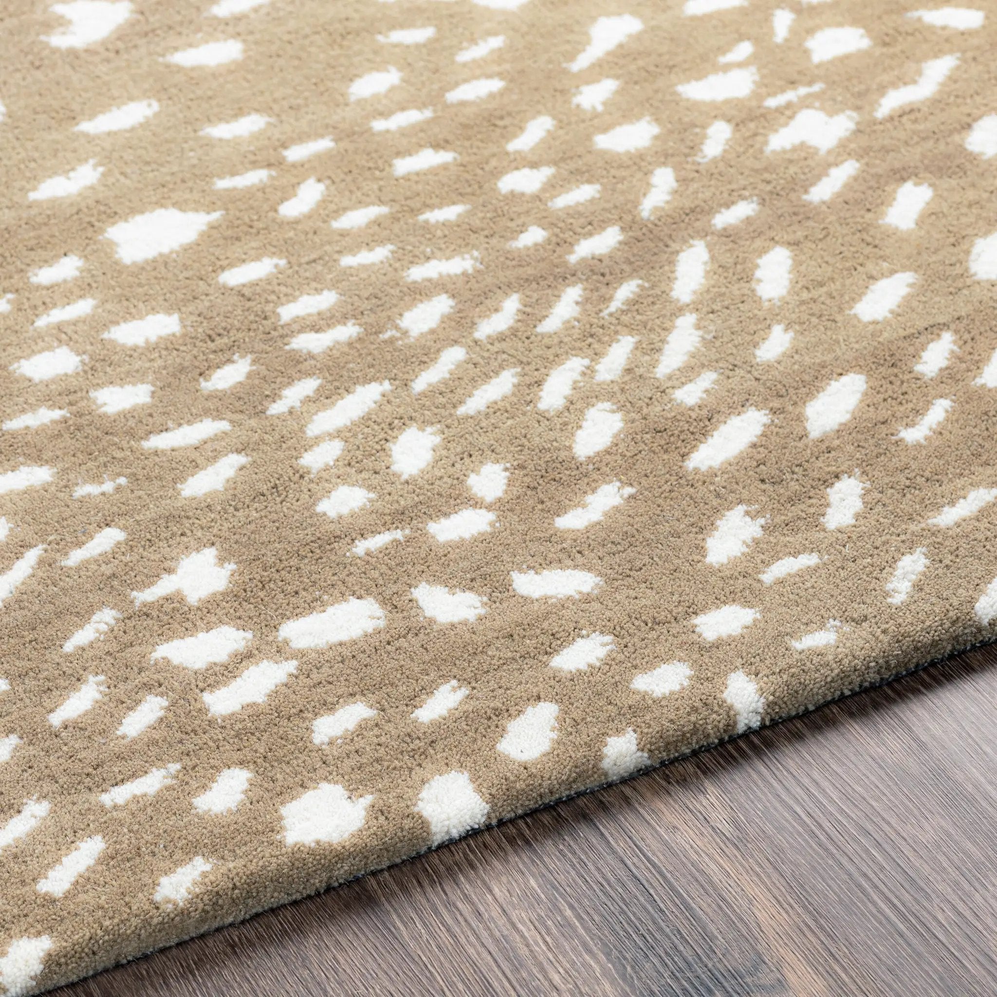 Athena ATH-5162 Light Brown Area Rug by LIVABLISS
