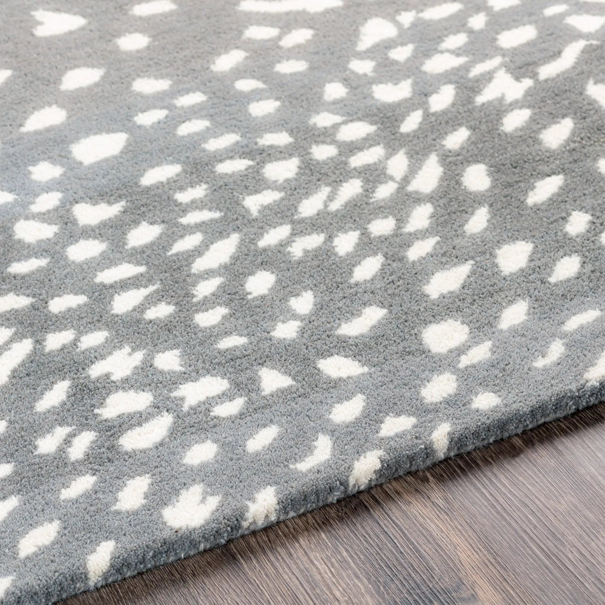 Athena ATH-5163 Medium Gray Area Rug by LIVABLISS