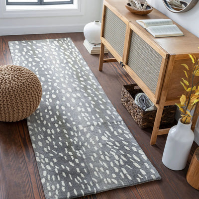 Athena ATH-5163 Medium Gray Area Rug by LIVABLISS