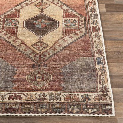 Surya Antiquity AUY-2303 Dark Brown Area Rug by LIVABLISS