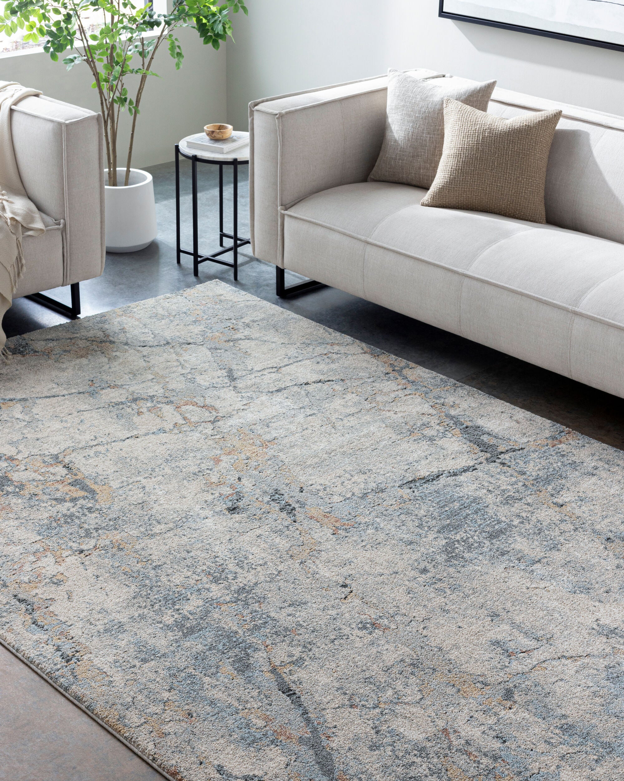 LIVABLISS Avellino AVL-2306 Light-Beige Area Rug