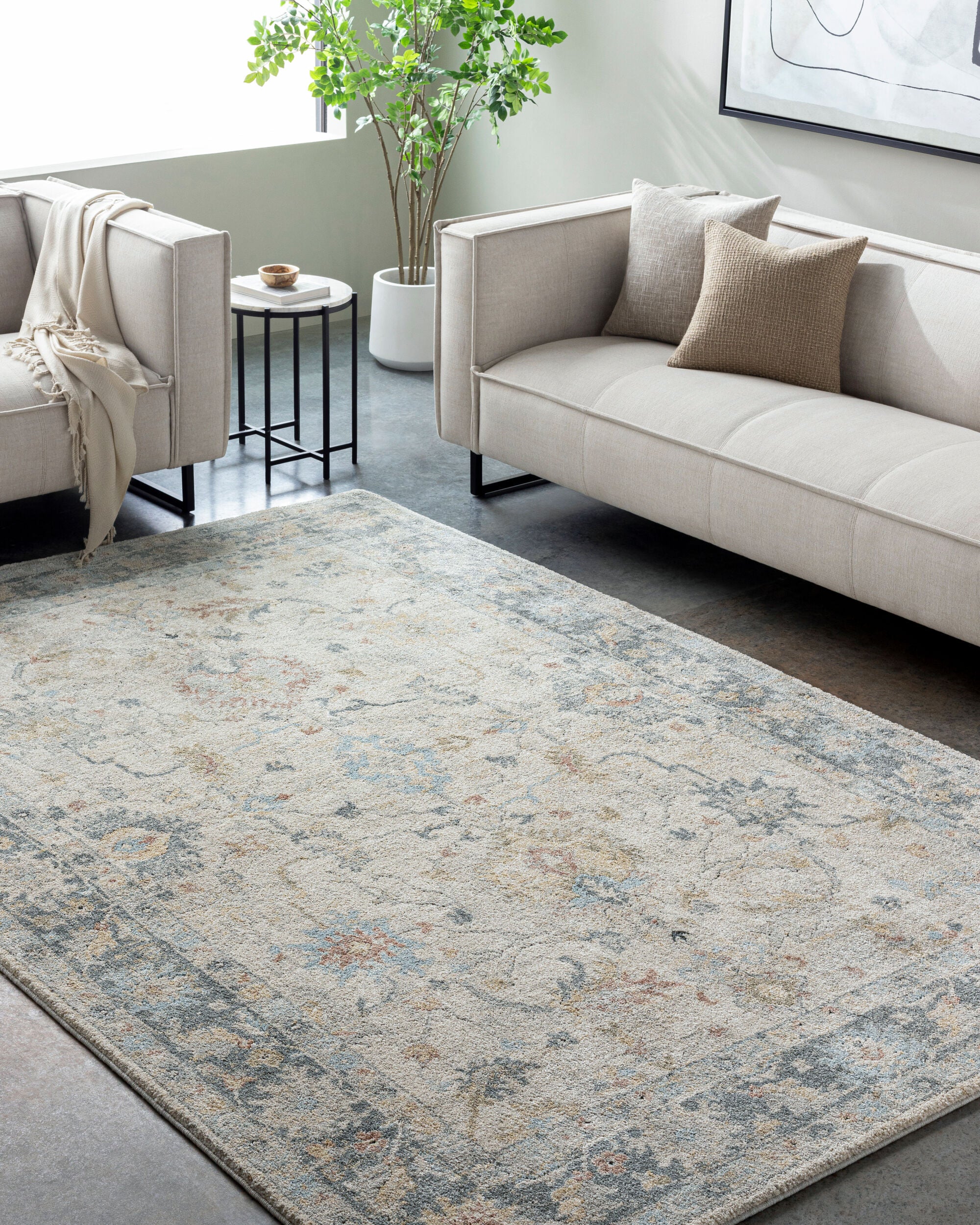 LIVABLISS Avellino AVL-2309 Light-Beige Area Rug