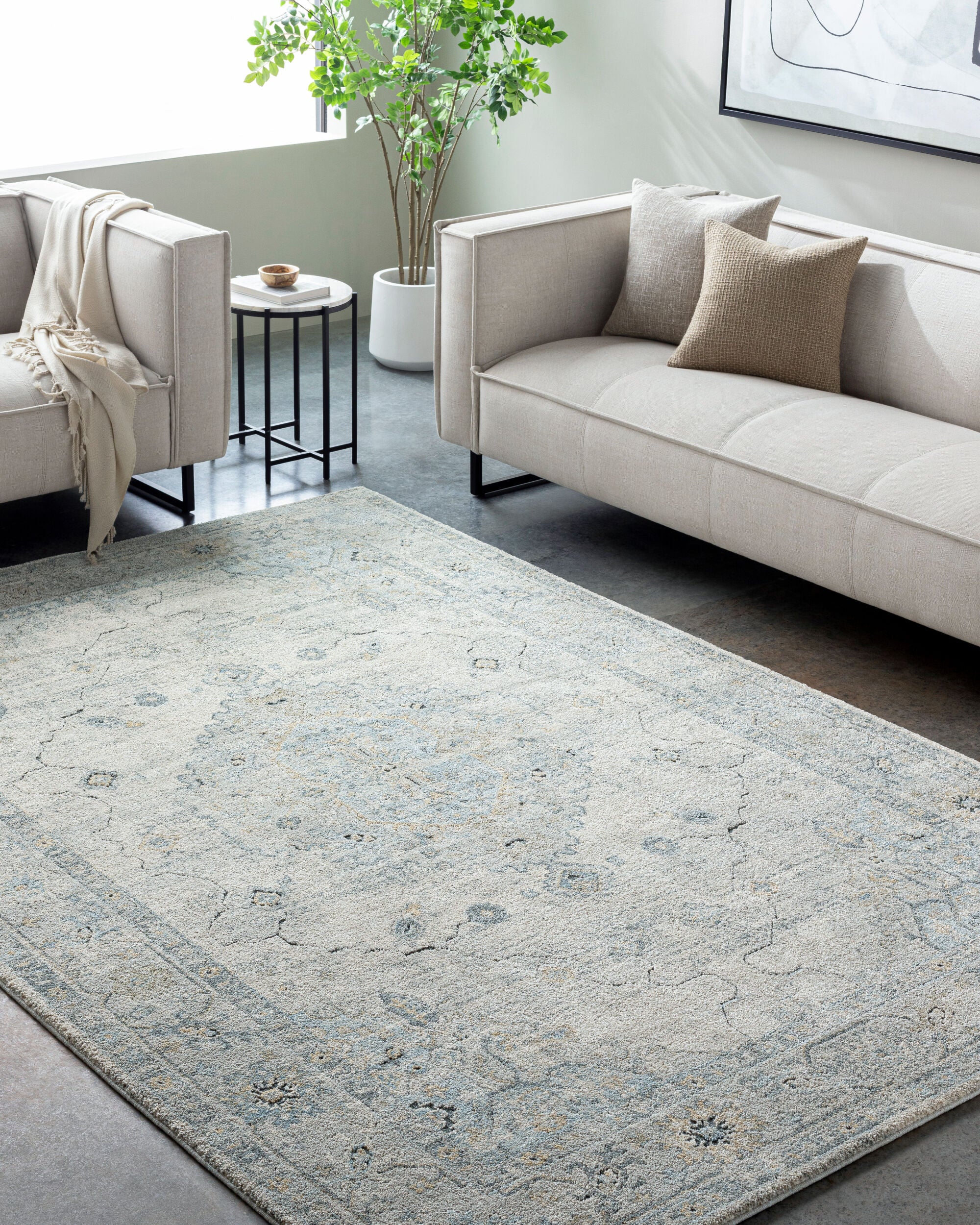 LIVABLISS Avellino AVL-2314 Light-Beige Area Rug
