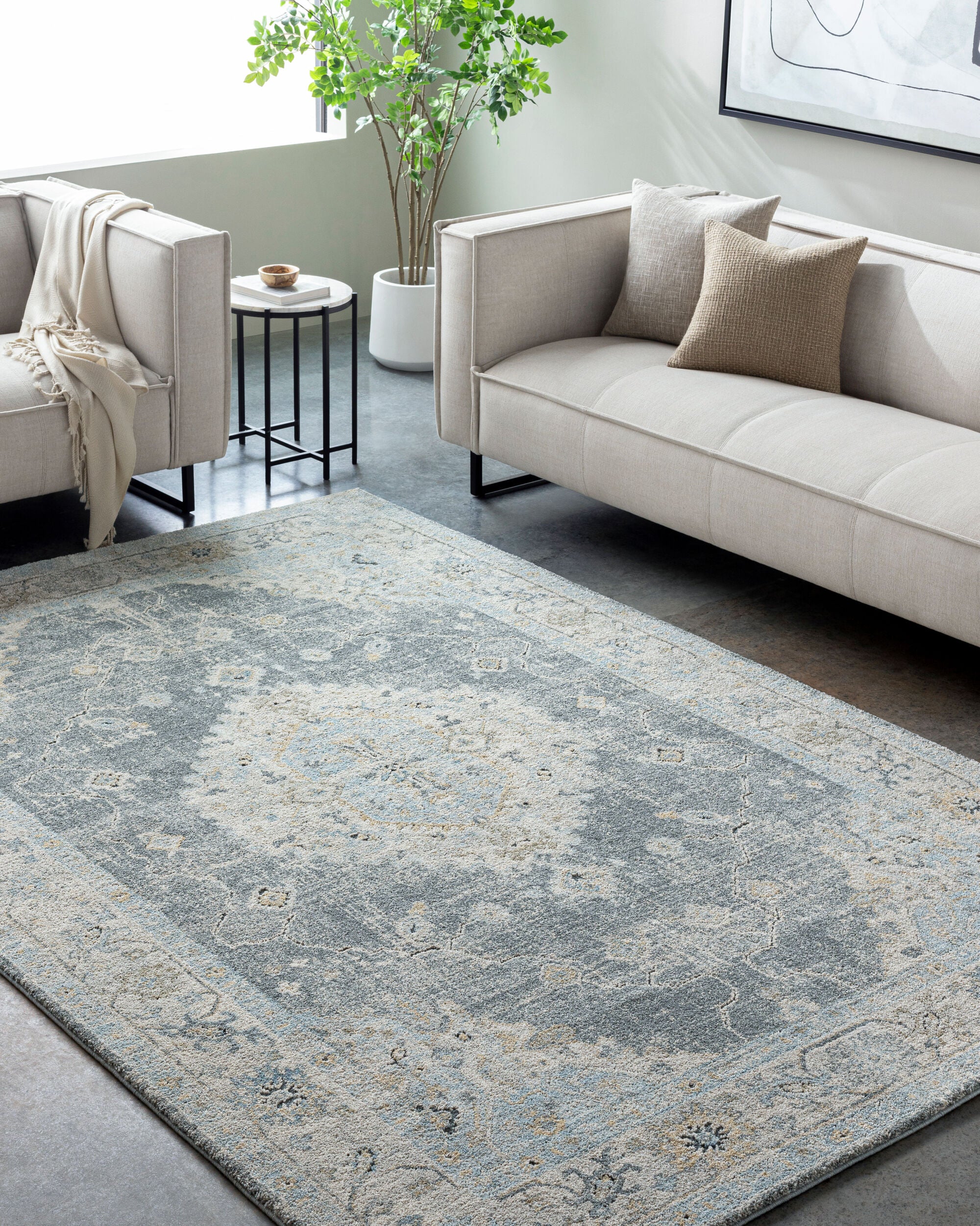 LIVABLISS Avellino AVL-2315 Light-Beige Area Rug