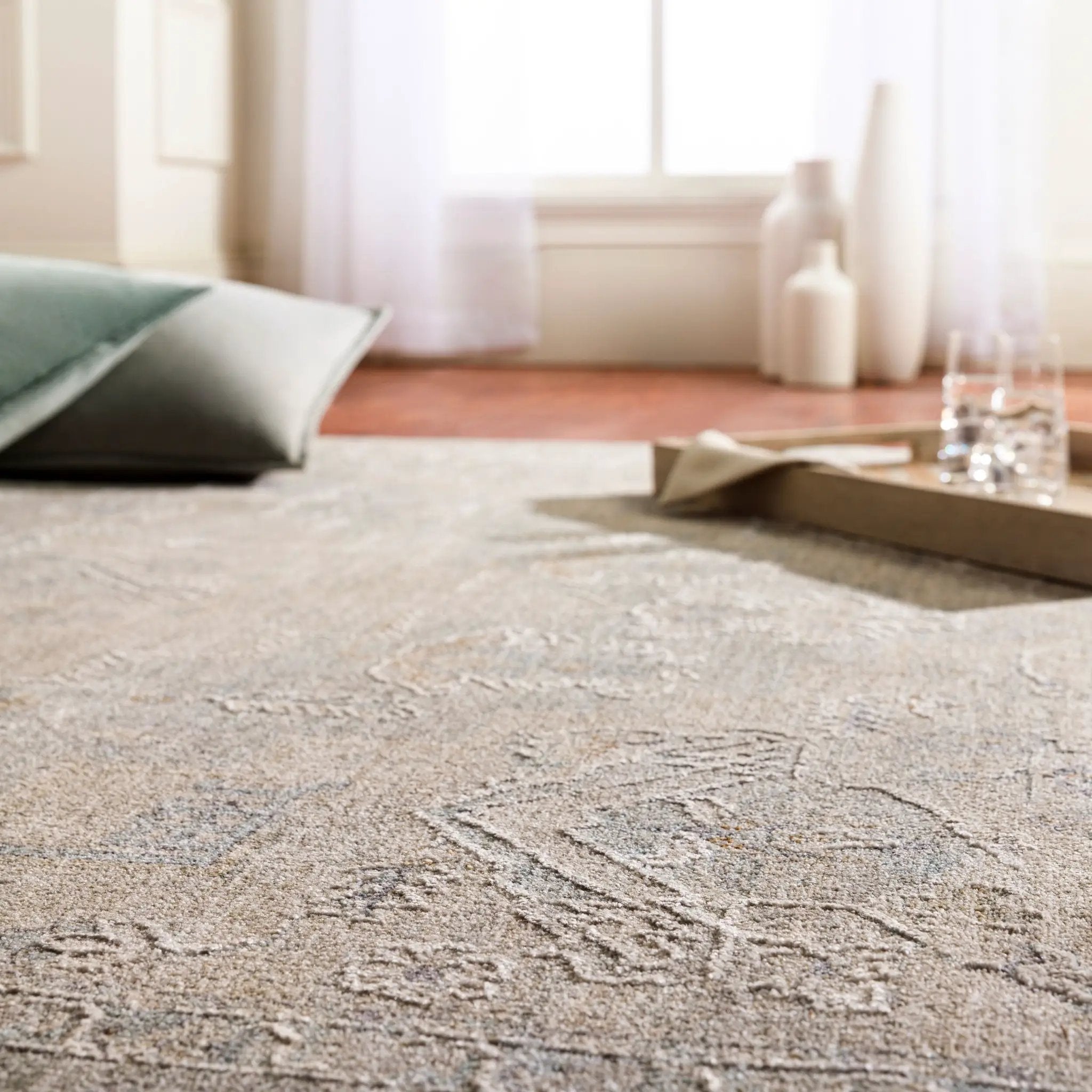 Avant Garde AVT-2302 Gray Area Rug by LIVABLISS