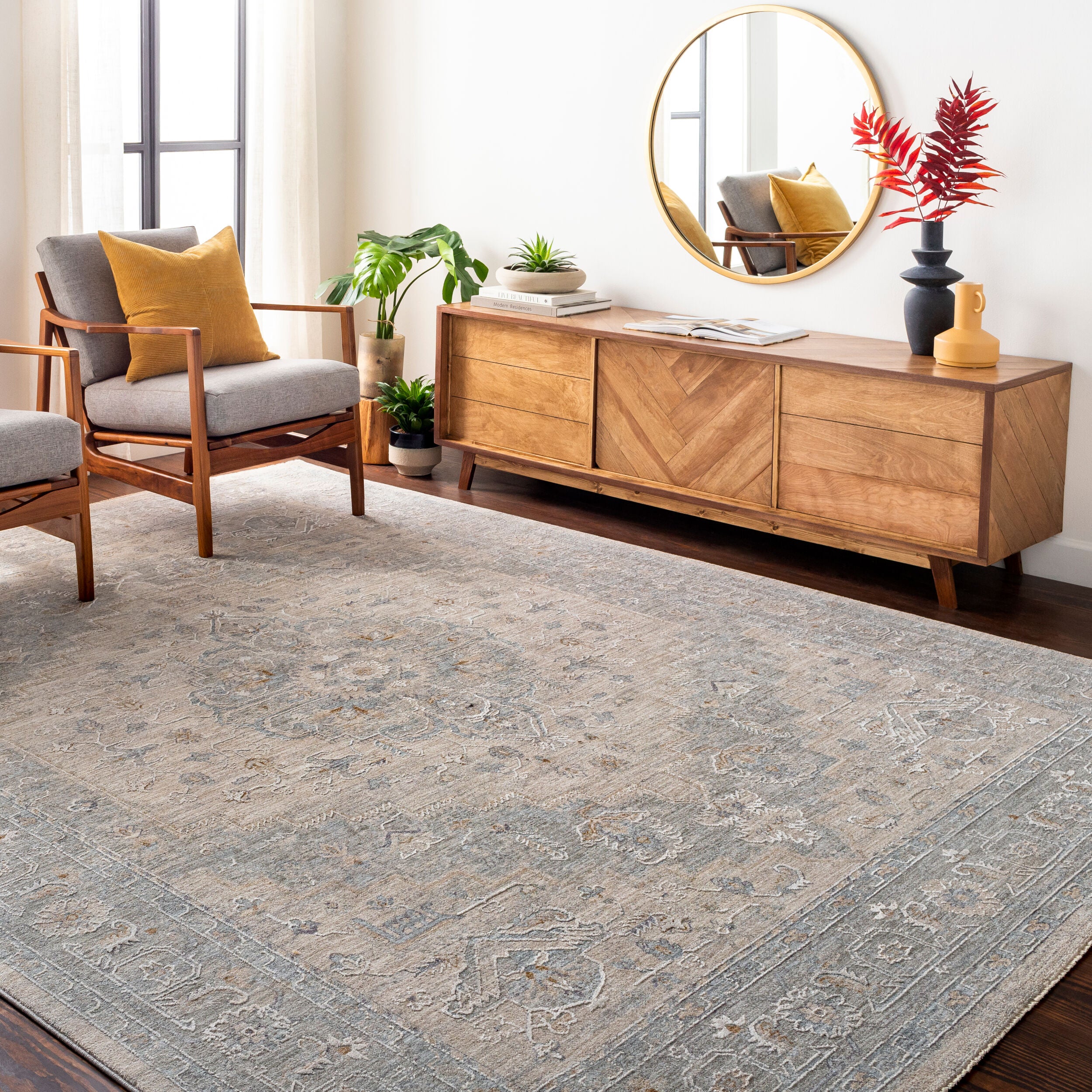 LIVABLISS Avant Garde AVT-2302 Gray Area Rug