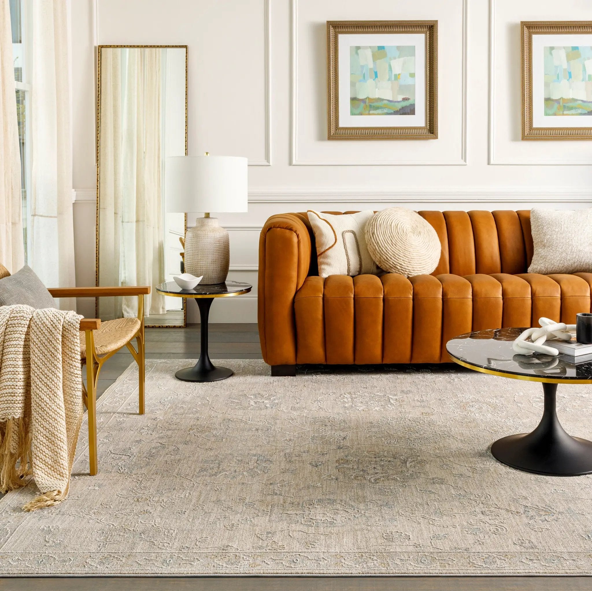 Avant Garde AVT-2307 Beige Area Rug by LIVABLISS