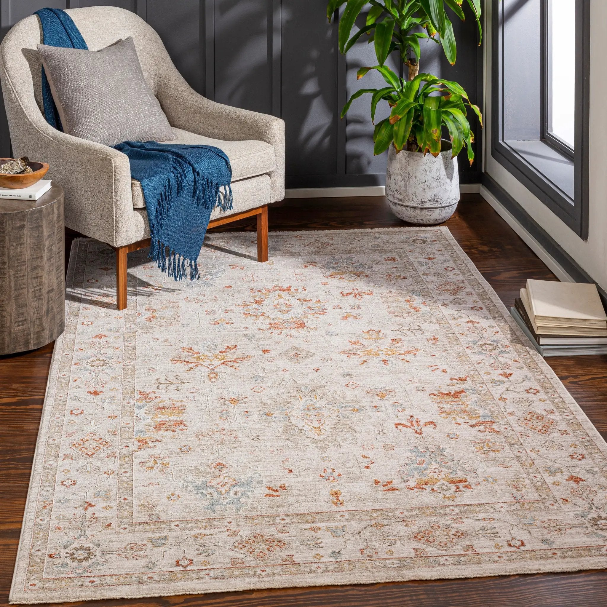Avant Garde AVT-2311 Beige Area Rug by LIVABLISS