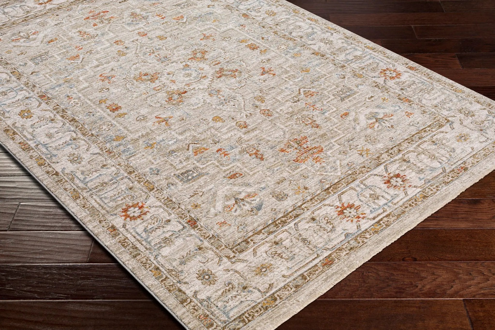 Avant Garde AVT-2314 Light-Brown Area Rug by LIVABLISS