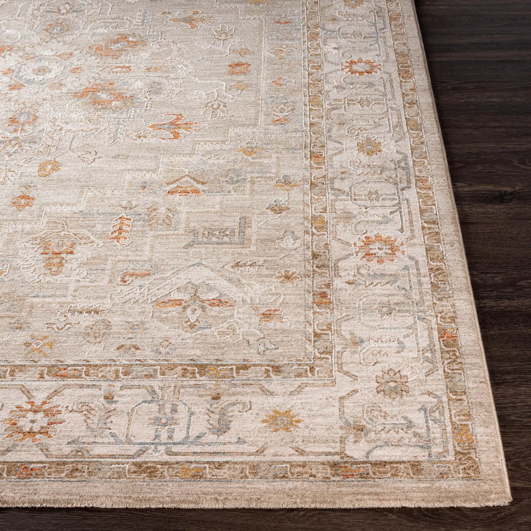 Avant Garde AVT-2314 Light-Brown Area Rug by LIVABLISS